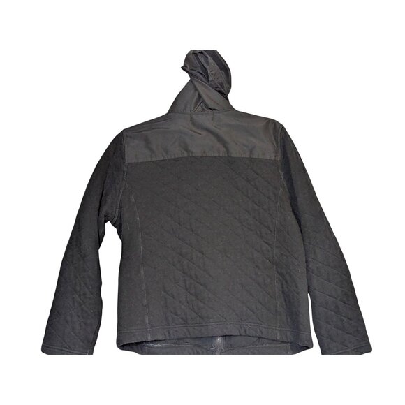 Ralph Lauren L-RL Womens Quilted Black Hooded Jacket W/ Zip Front & Polyester Ac - Picture 6 of 7